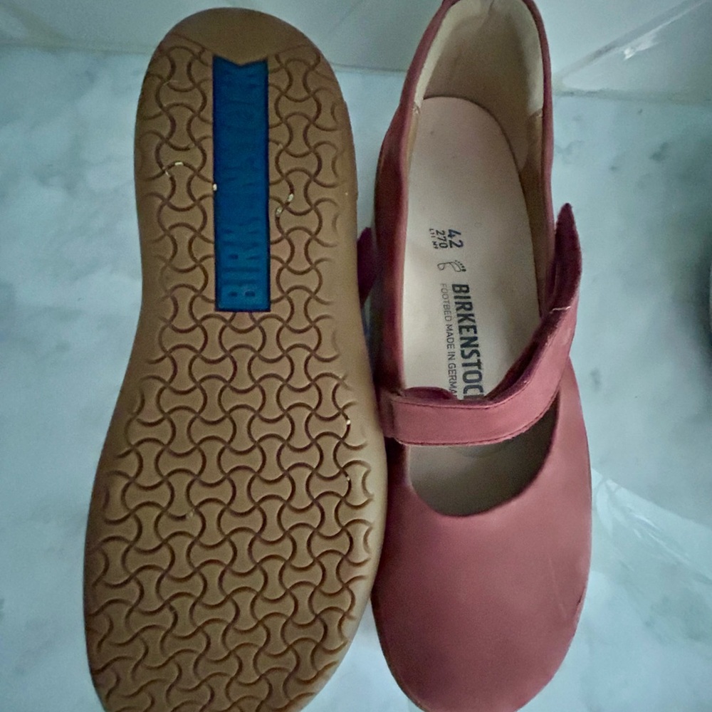 Birkenstock Women's Shoes Lora suede Maryjane slip on walking - Picture 3 of 7